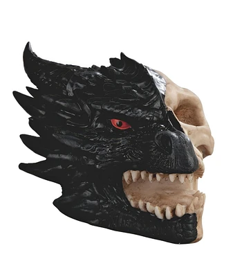 Fc Design 5"W Black Dragon Skull Figurine Decoration Home Decor Perfect Gift for House Warming, Holidays and Birthdays