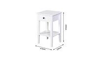 Slickblue Bathroom Floor-Standing Storage Table with Drawer for Organized Essentials