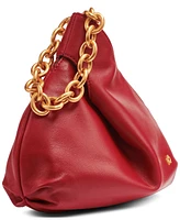 Donna Karan Lawrence Leather Wristlet with Chain Strap