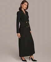 Donna Karan New York Women's Blazer Maxi Dress