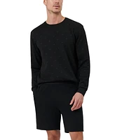 Lacoste Men's All Over Croc Print Long-Sleeve Thermal Sleep Shirt