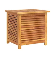 vidaXL Garden Storage Box with Louver 23.6"x19.7"x22" Solid Wood Acacia