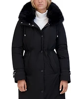 Kenneth Cole Women's Hooded Anorak Puffer Coat