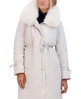 Kenneth Cole Women's Hooded Anorak Puffer Coat