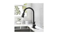 Single Handle High Arc Pull-Out Kitchen Faucet for Modern Kitchens
