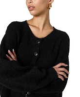 French Connection Women's Fluffy Knit Cardigan