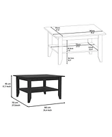 Depot E-Shop Sahara Coffee Table, Four Legs, One Shelf