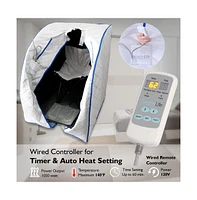 SereneLife Compact & Portable Infrared Sauna With Foldable Chair