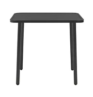 vidaXL Patio Table Dark Gray 31.5"x31.5"x28.3" Steel