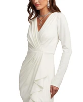 Tadashi Shoji Women's Kleiman Cascading Drape Gown