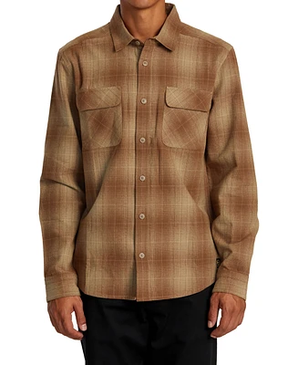 Rvca Men's Dayshift Flannel Regular Fit Shirt