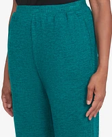 Alfred Dunner Women's French Quarter Soft Brushed Knit Short Length Pants
