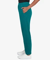 Alfred Dunner Women's French Quarter Soft Brushed Knit Short Length Pants