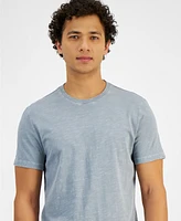 Sun + Stone Men's Kissed Regular-Fit Curved Hem T-Shirt, Created for Macy's