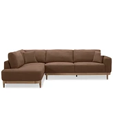 Jharli 2-Pc. Fabric Sectional Sofa, Created for Macy's