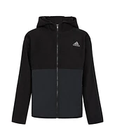 adidas Big Boys Long Sleeve Full-Zip Cozy Mix Jacket