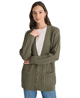 Dkny Jeans Women's Cable-Knit Cardigan