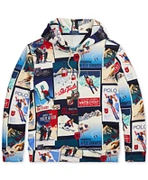 Polo Ralph Lauren Men's Patchwork-Ski-Print Fleece Hoodie