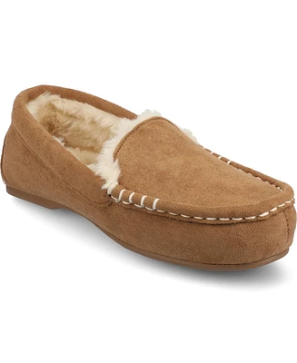 Journee Collection Women's Jetah Slip On Moccasin Slippers