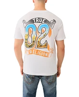 True Religion Men's Short Sleeve Crewneck Canyon Graphic T-Shirt