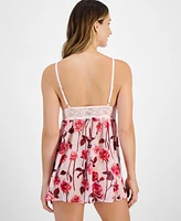I.n.c. International Concepts Women's Chiffon Lace Babydoll & Thong Underwear Set, Exclusively at Macy's