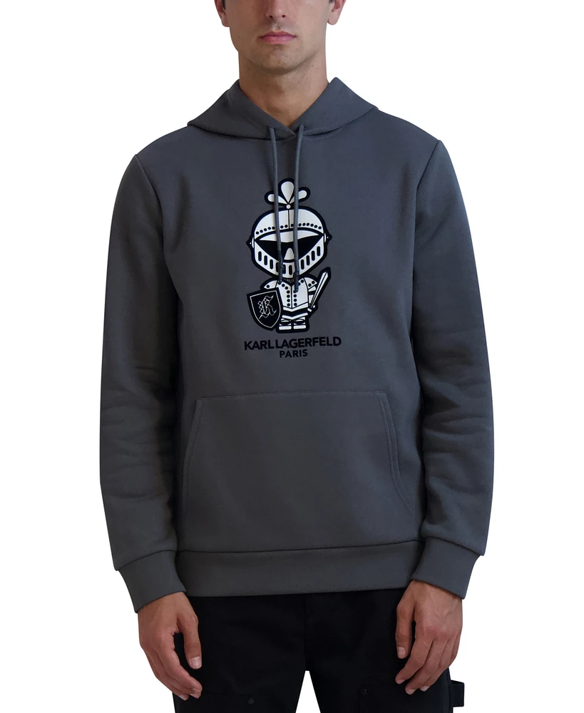 Karl Lagerfeld Paris Men's Armor Graphic Hoodie