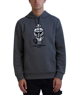 Karl Lagerfeld Paris Men's Armor Karl Graphic Hoodie