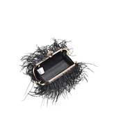 Moda Luxe Harlow Feather Evening Bag