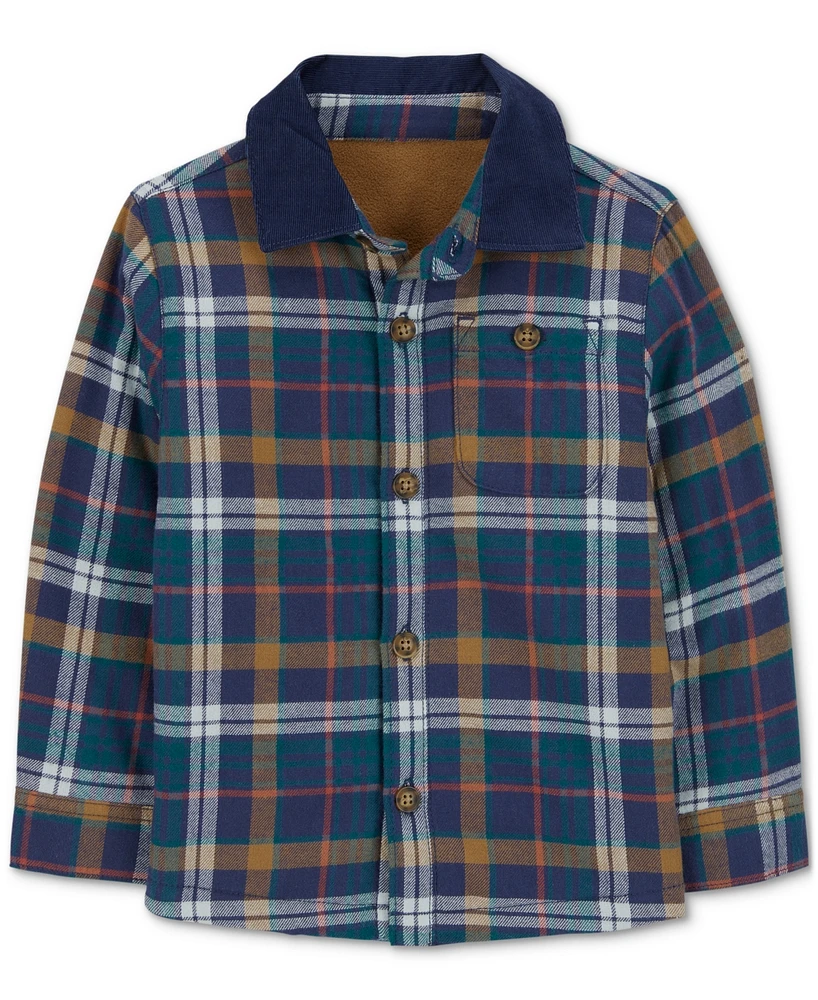 Carter's Toddler Boys Cotton Plaid Flannel Shacket