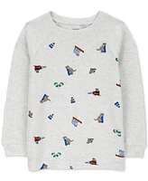 Carter's Toddler Boys Winter Animal-Print Thermal Long-Sleeve T-Shirt