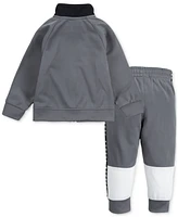 Jordan Baby Boys Jumpman Air Blocked Tricot Jacket and Jogger Pants, 2 Piece Set