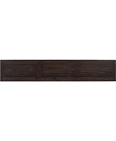 Slickblue Rustic Entryway Console Table, 60" Long Sofa Table with two Different Drawers and Bottom Shelf for Storage