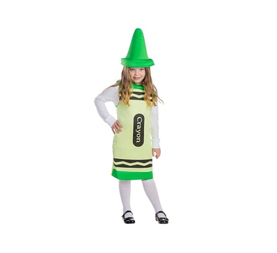 Dress Up America Crayon Tunic & Hat Costume Set