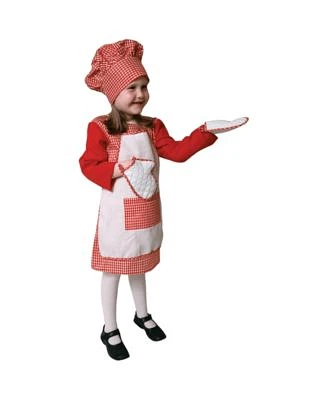 Dress Up America Red Gingham Chef Costume