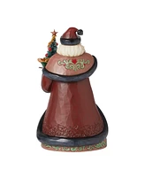 Jim Shore Holiday Manor Santa with Sisal Tree Figurine