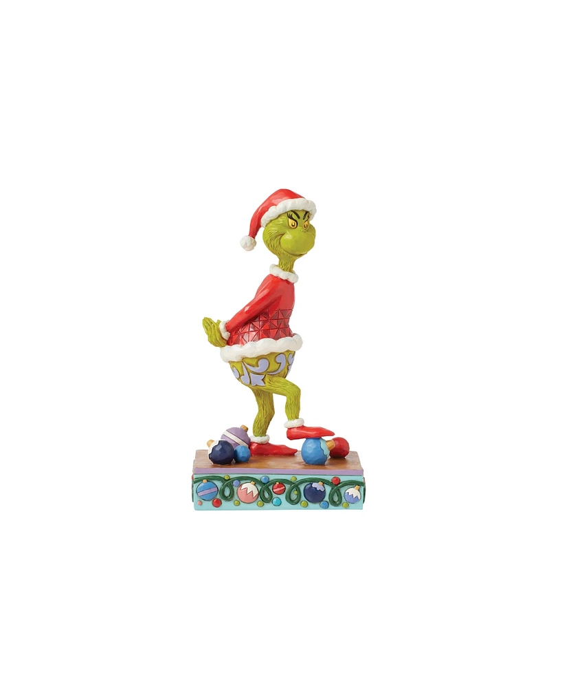 Jim Shore Grinch Steps on Ornament Figurine