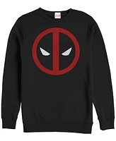 Fifth Sun Mens DeadPool StraightAway Crew Fleece Pullover