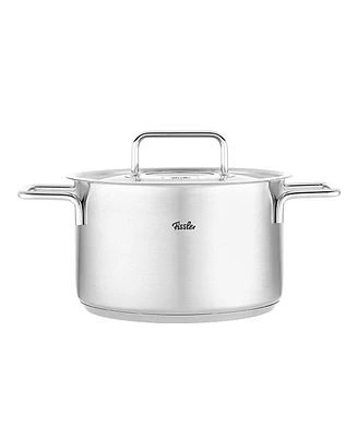 Fissler Pure Collection Stainless Steel Quart Stock Pot with Metal Lid