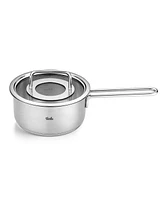 Fissler Pure Collection Stainless Steel 1.5 Quart Saucepan with Glass Lid