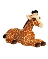 Aurora Large Giraffe Super Flopsie Adorable Plush Toy Brown 25"