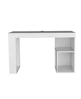 Depot E-Shop Firenze Writing Desk, Two Shelves