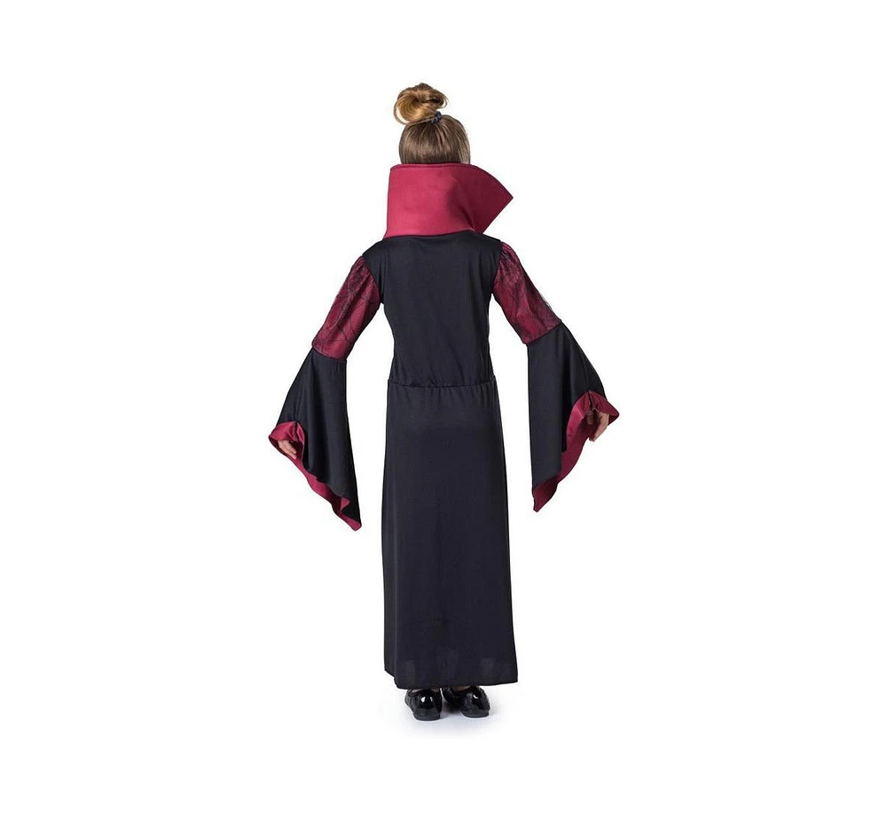 Dress Up America Vampiress Dress & Necklace Costume Set