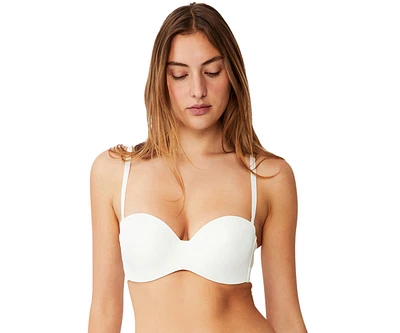 Cotton On Women's Everyday Strapless Lightly Lined T-Shirt Bra