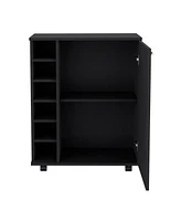 Tilden Bar-Coffee Cart 32" H, Kitchen & Living Room Cabinet Storage