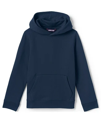 Lands' End Girls School Uniform Hooded Pullover Sweatshirt