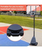 Slickblue Height Adjustable Basketball Hoop for Versatile Play