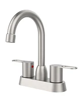 Slickblue 2-Handle Bathroom Sink Faucet Classic and Practical Design