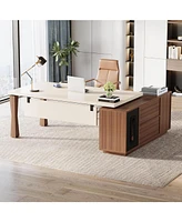 Tribesigns 71-Inch Executive Desk, L