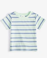 First Impressions Baby Boys Short-Sleeve Striped T-Shirt, Created for Macy's