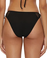 Becca Women's Muse Mesh-Inset Side-Tie Bikini Bottoms